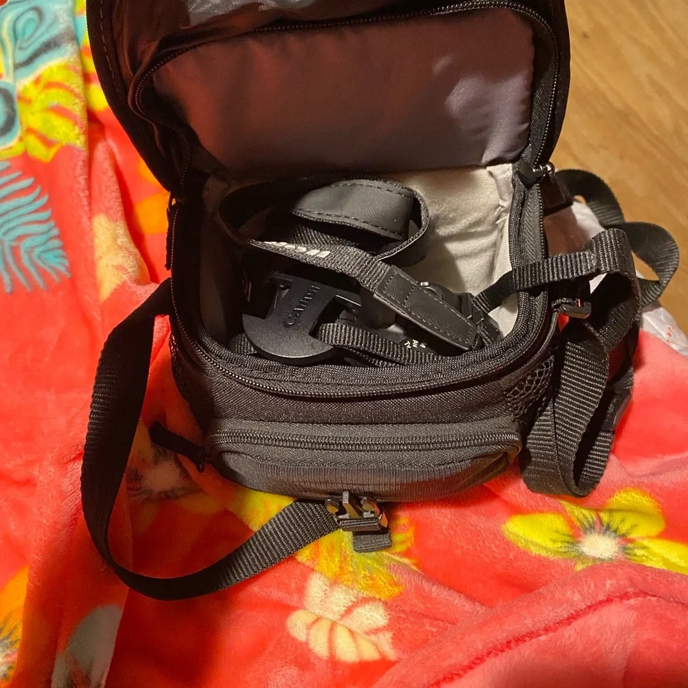 Canon Black Digital Camera with Strap